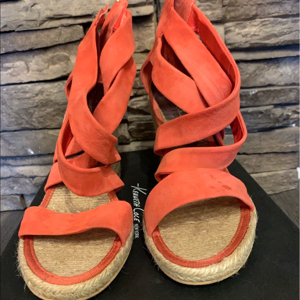 orange heels